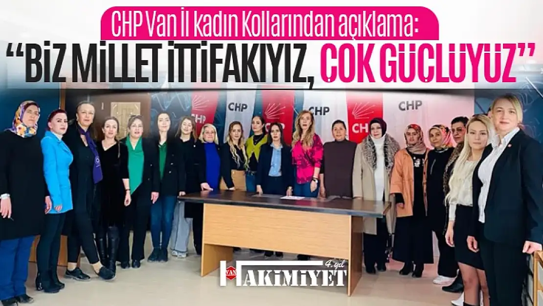 CHP Van İl Kadın Kolları Başkanı Beyhan Aslan'dan açıklama