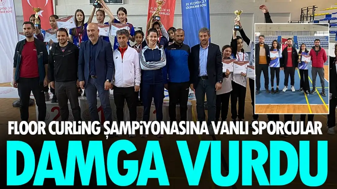 Floor Curling şampiyonasına Vanlı sporcular damga vurdu!