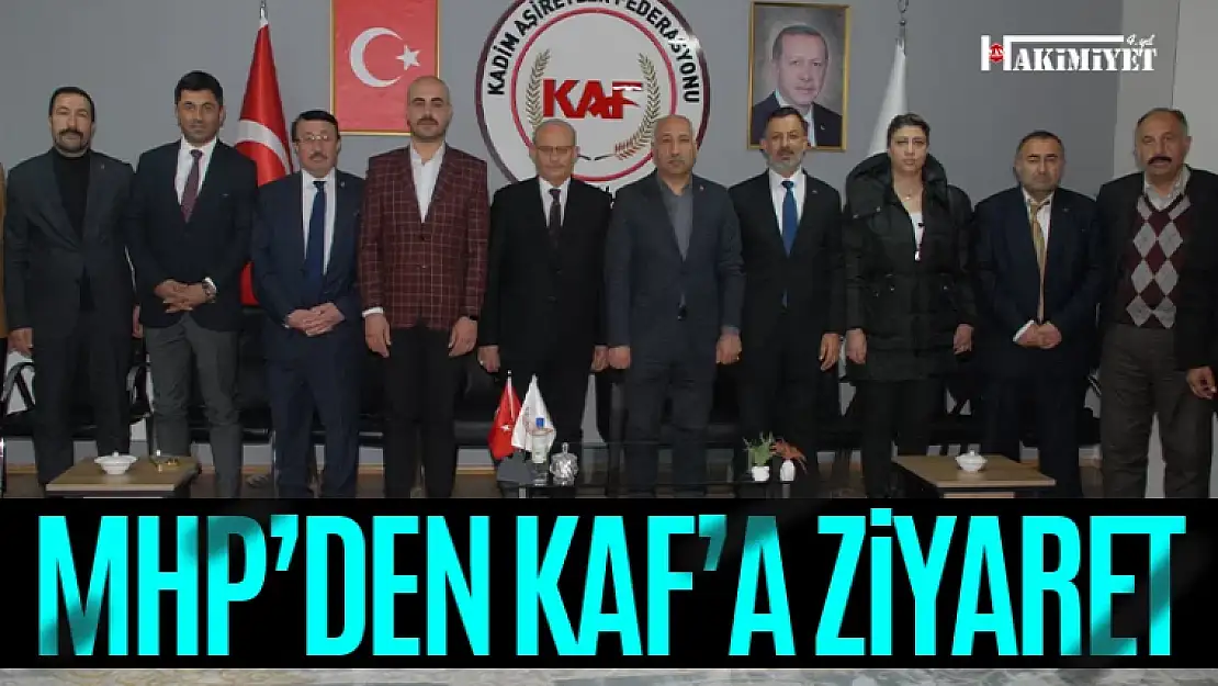 MHP Milletvekili adaylarından KAF'a ziyaret