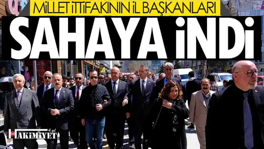 Millet İttifakı'nın Van İl Başkanları sahaya indi!