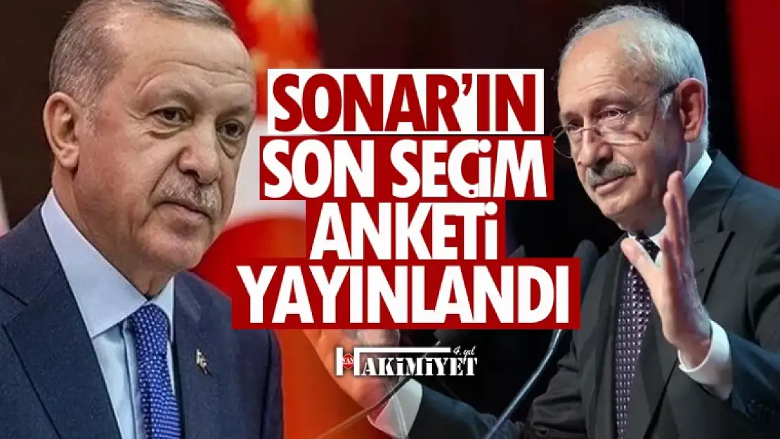 SONAR son seçim anketini paylaştı!