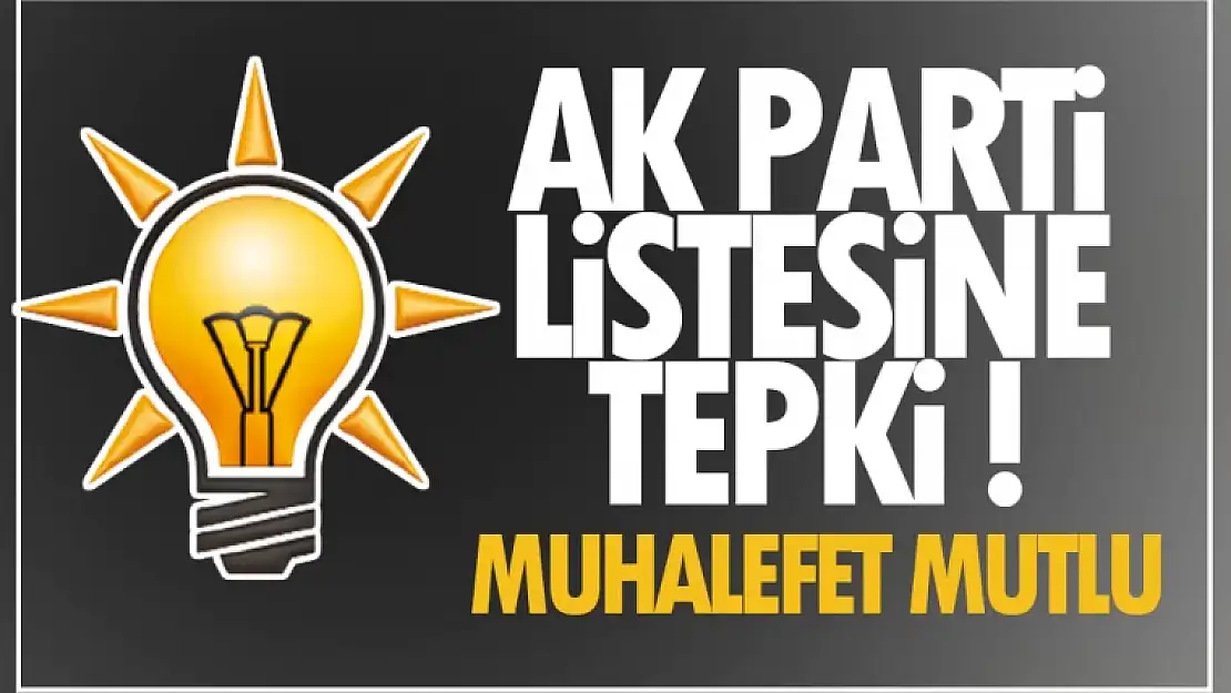 Van AK Parti aday listesine partililerden tepki!