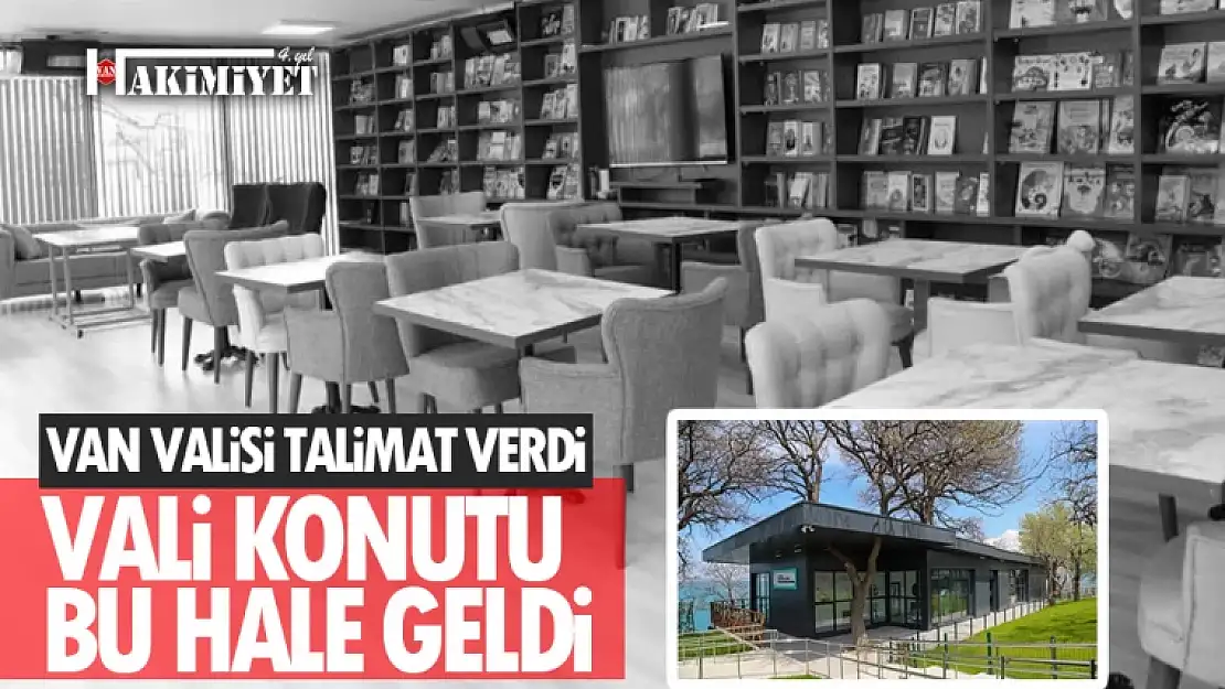 Van Valisi konuk evini özel eğitim merkezine dönüştürdü