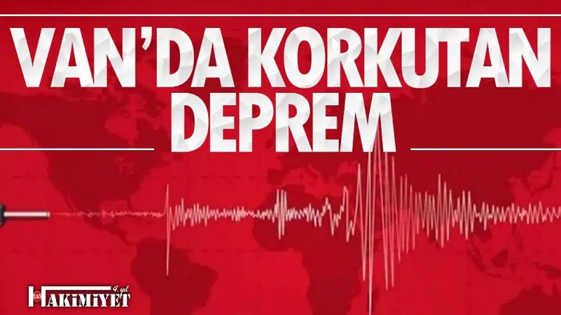 Van'da korkutan deprem!