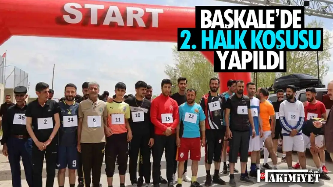 Başkale'de Geleneksel 2. Halk Koşusu yapıldı