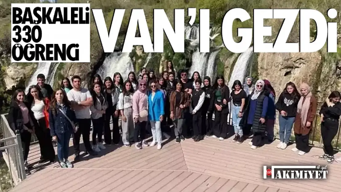 Başkaleli 330 öğrenci Van'ı gezdi