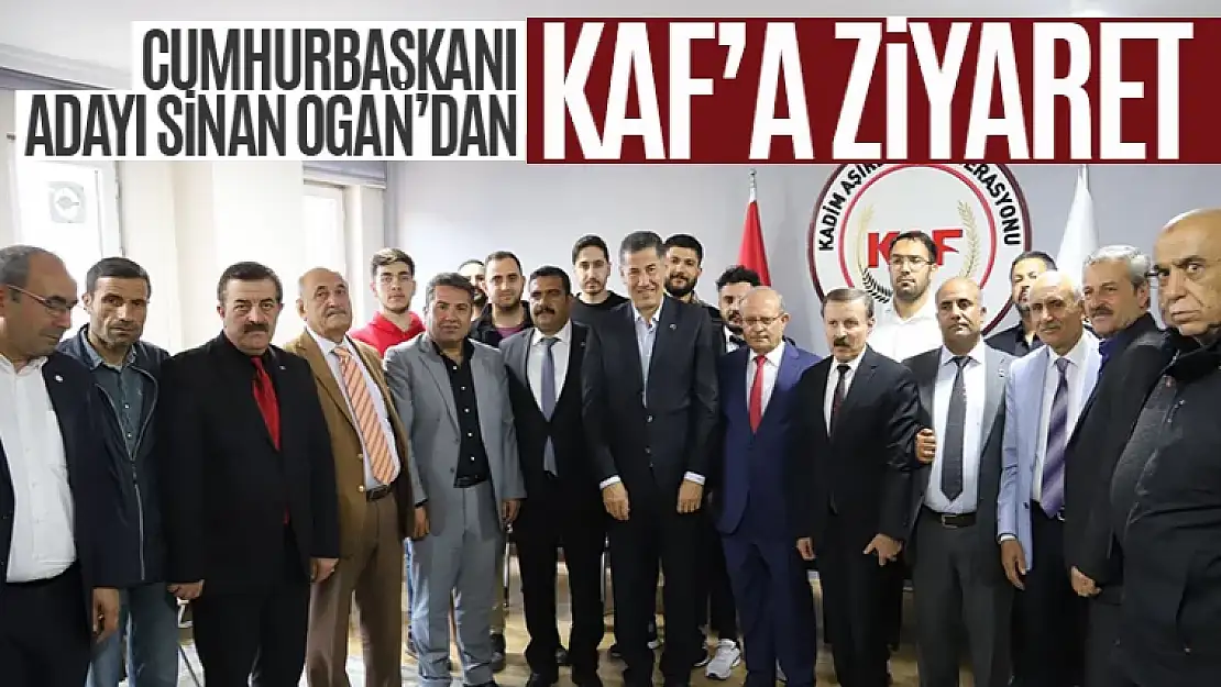 Cumhurbaşkanı Adayı Sinan Oğan'dan KAF'a ziyaret