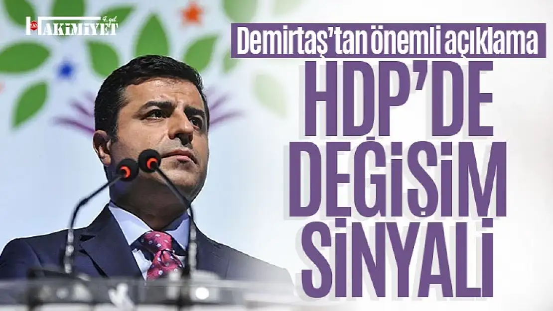 Demirtaş: Kapsamlı bir yeniden yapılanma süreci başlatmak zorundayız