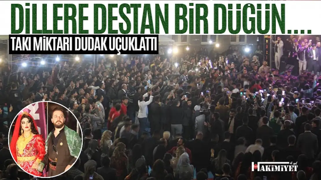 Dillere destan 10 bin kişilik aşiret düğünü!