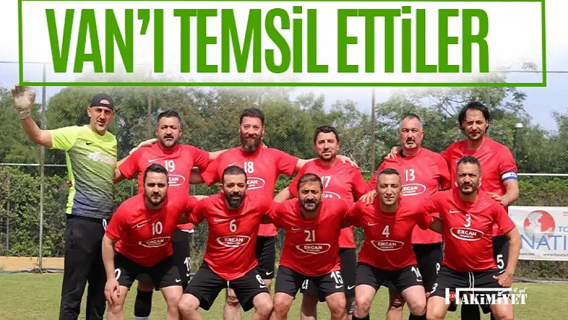 Masterler futbol tunuvasında Van'ı temsil etti