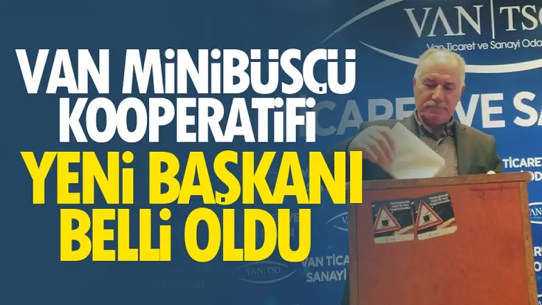 Minibüsçü Kooperatifinin yeni başkanı belli oldu