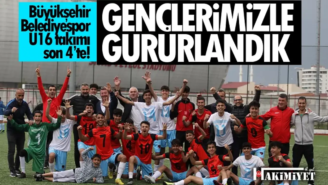 Van Büyükşehir U16 Futbol takımından büyük başarı