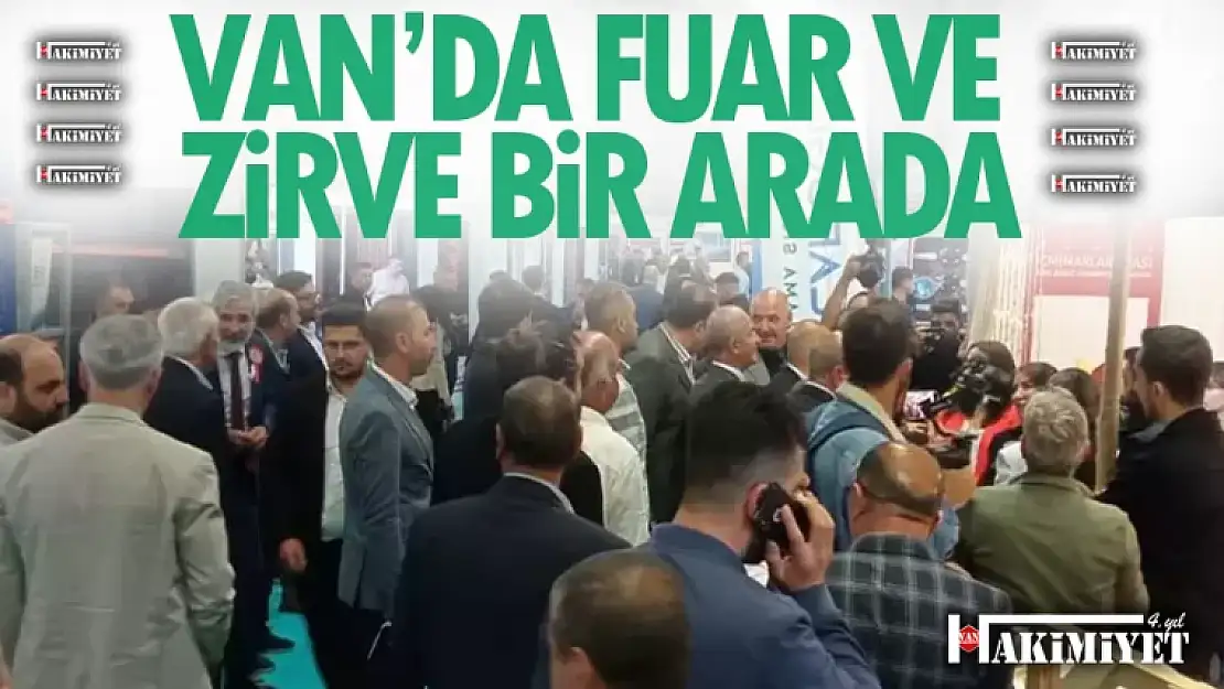 Van'da fuar ve zirve bir arada