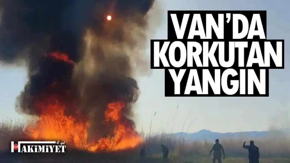 Van'da korkutan yangın!