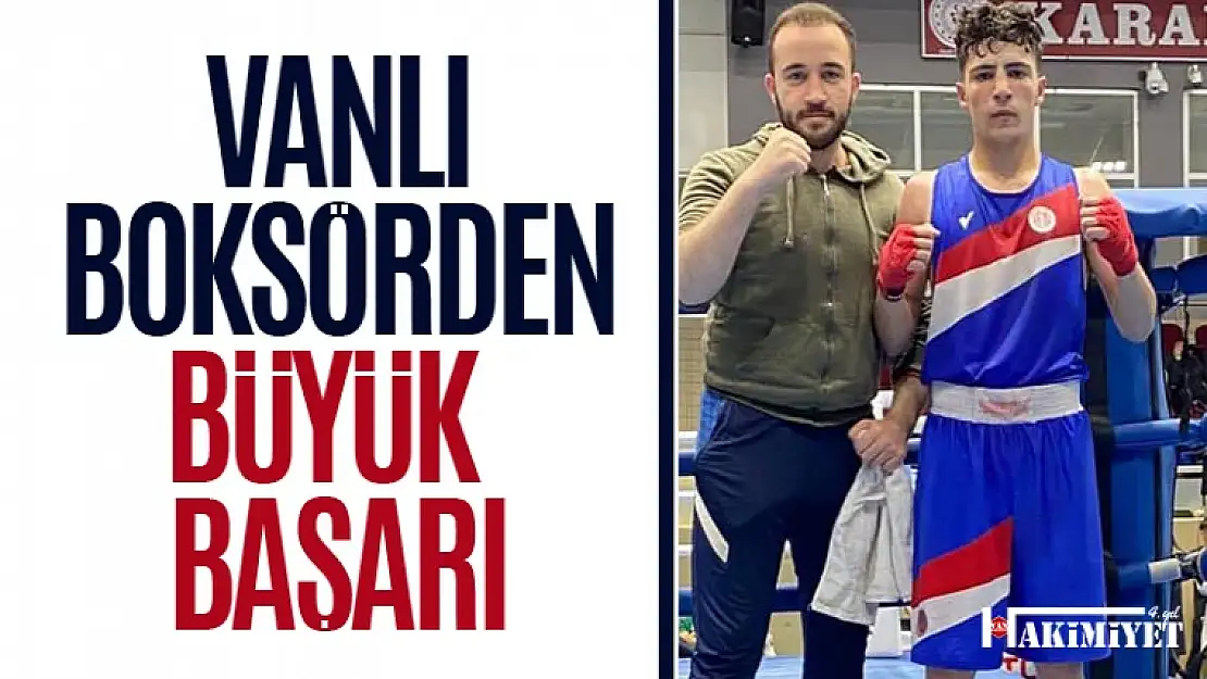 Vanlı boksörlerden büyük başarı