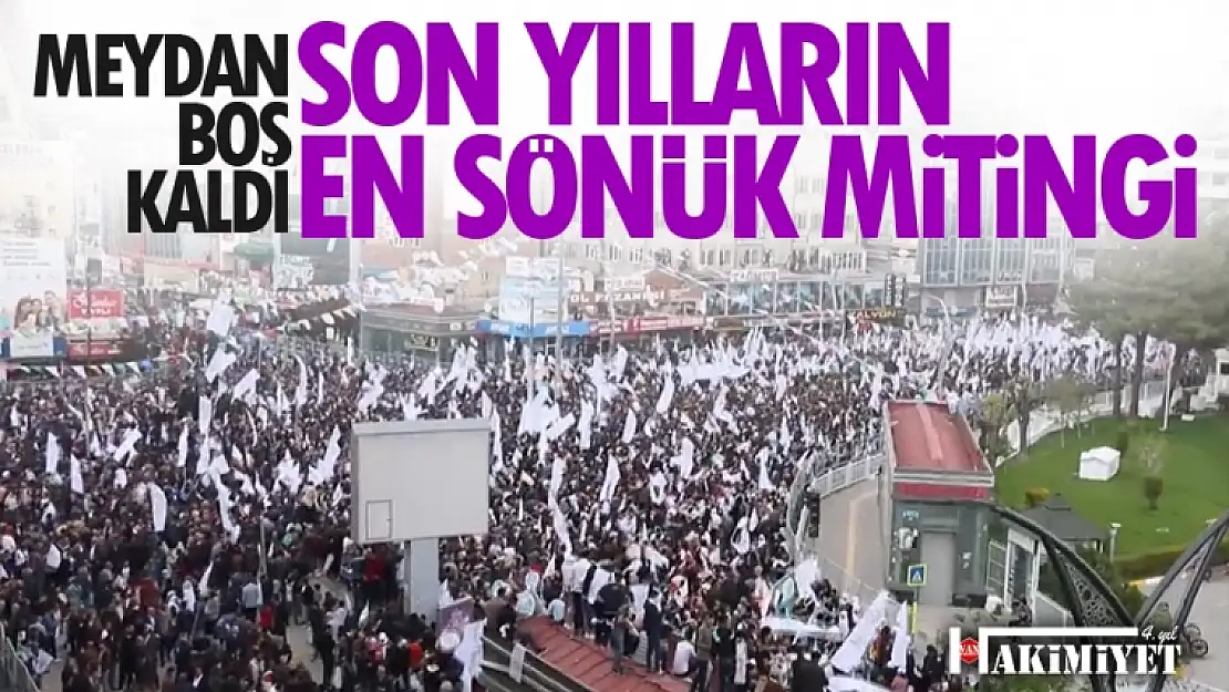 Yeşil Sol Parti'nin Van mitingi sönük geçti