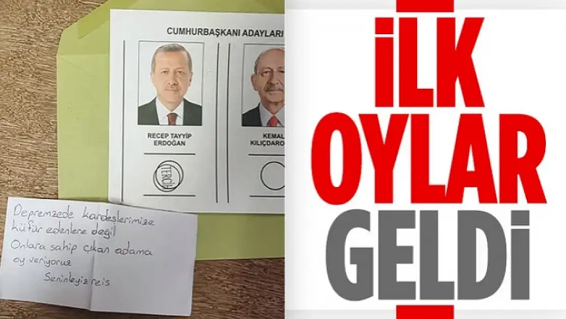 Yurt dışında oy kullanımı başladı, ilk kareler geldi: Depremzedelere sahip çıkanlayız