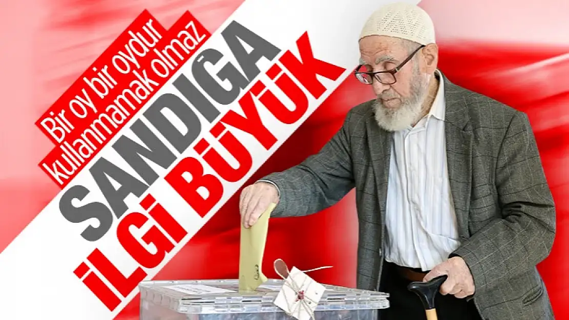 Yurt genelinde vatandaşlar sandıklara akın etti