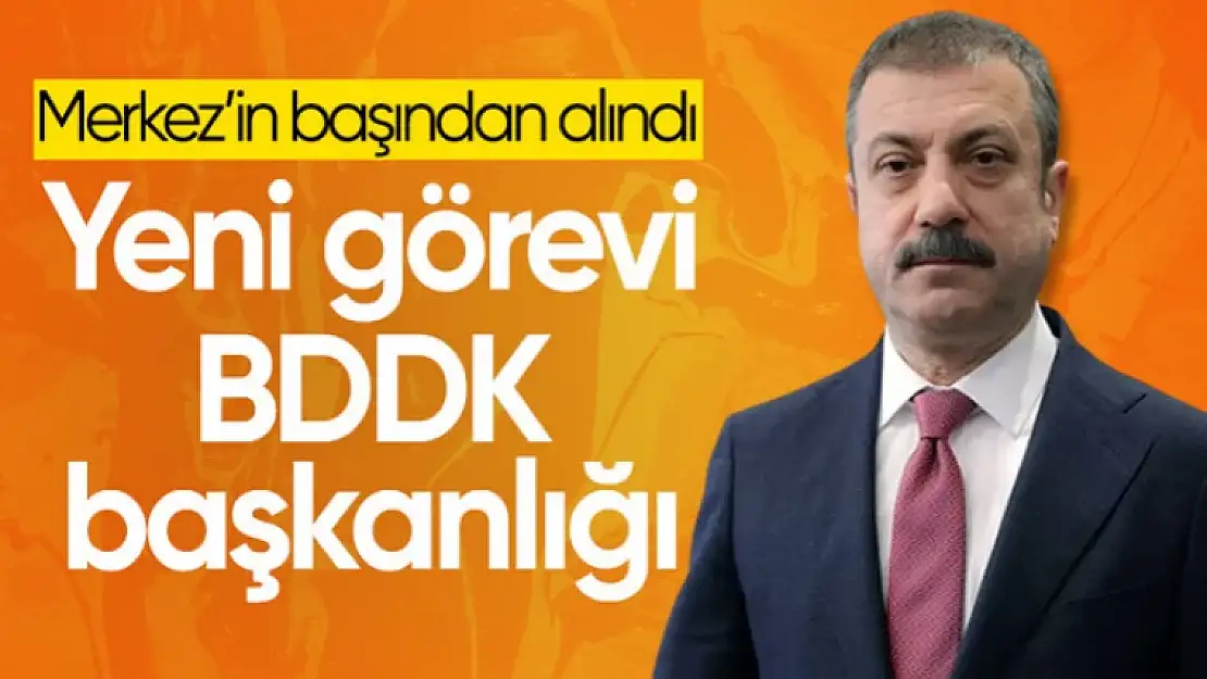 Şahap Kavcıoğlu, BDDK'nın başına atandı