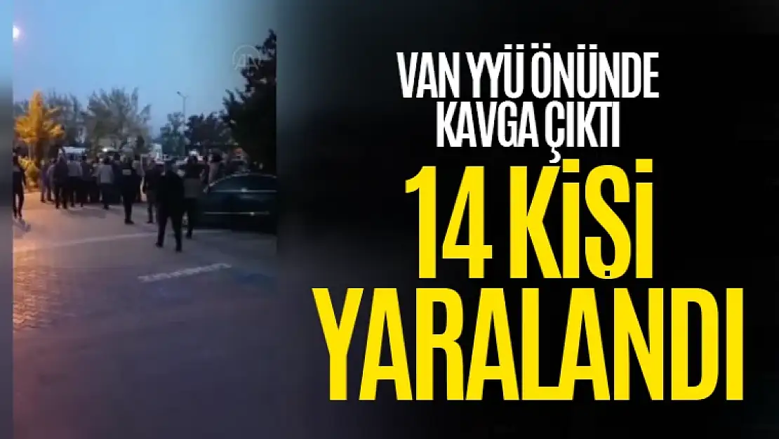 Van'da iki aile arasında çıkan kavgada 14 kişi yaralandı