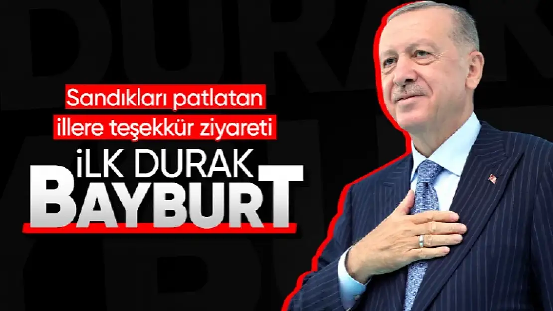 Cumhurbaşkanı Erdoğan'dan Bayburt ziyareti