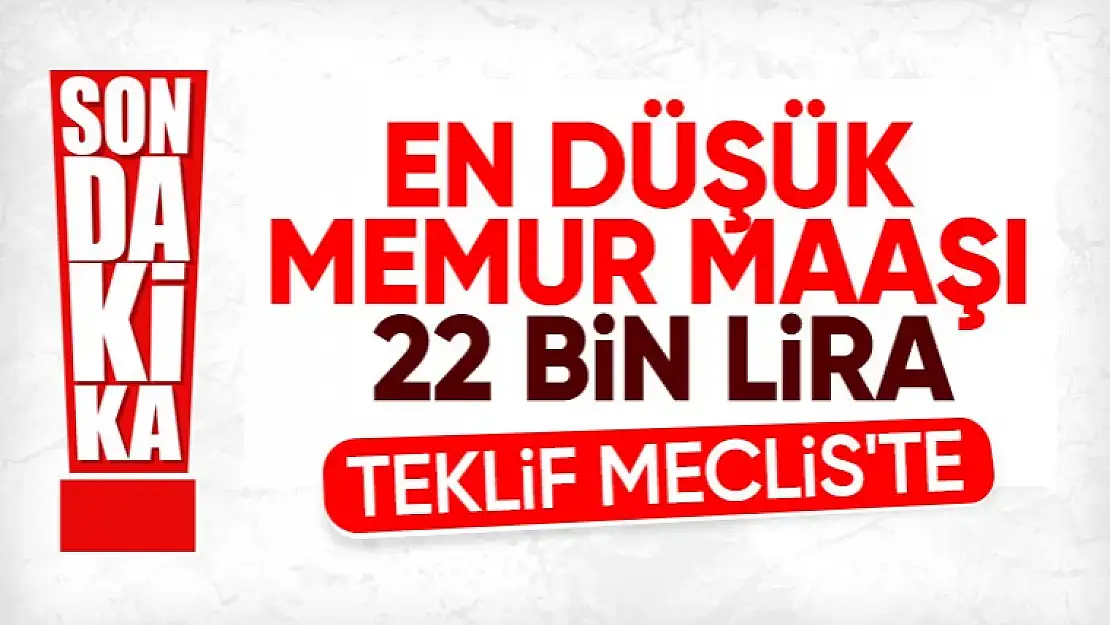 Memurların zam oranı belli oldu: Teklif Meclis'te