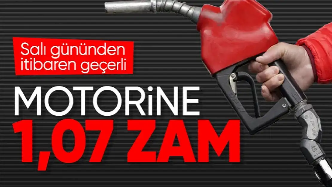 Motorine yeniden zam geliyor...