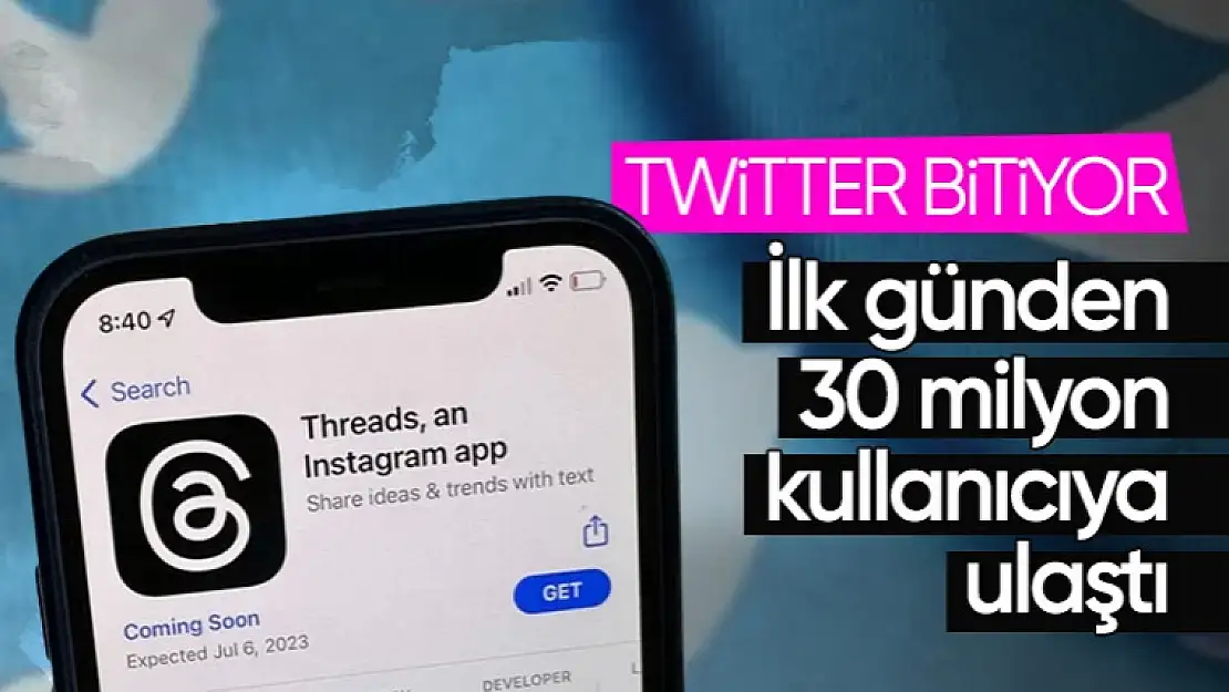 Threads bir günde 30 milyon kullanıcı sayısına ulaştı