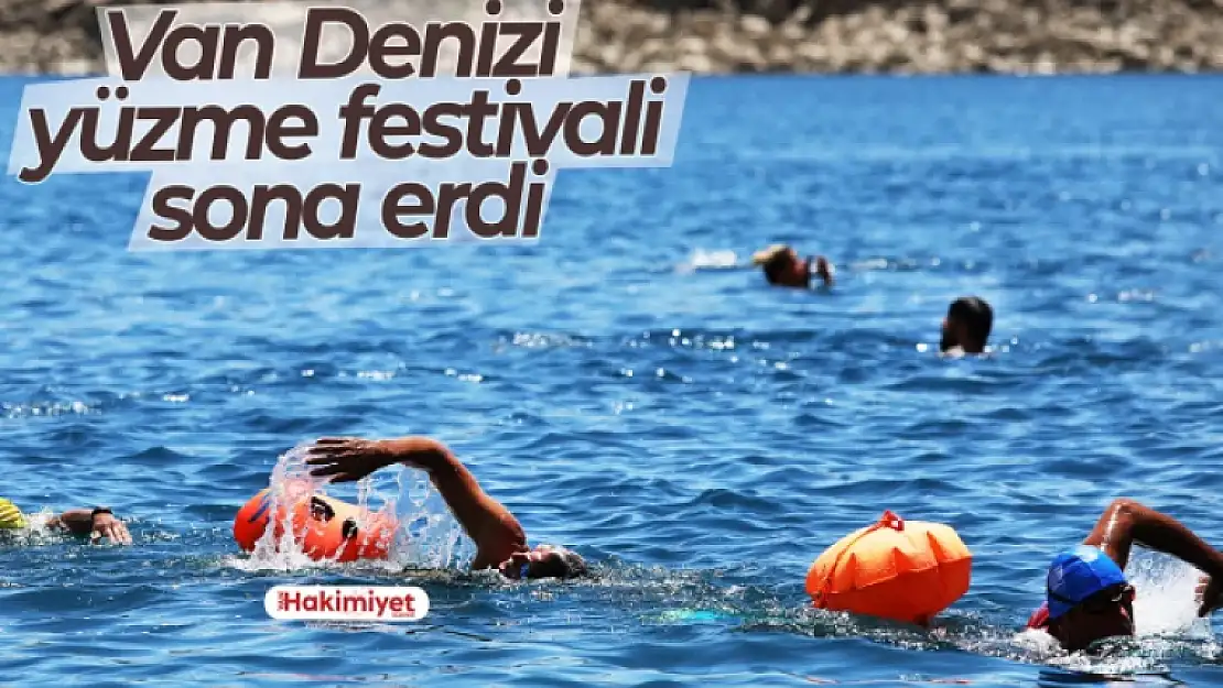 Van Denizi Yüzme Festivali Sona Erdi