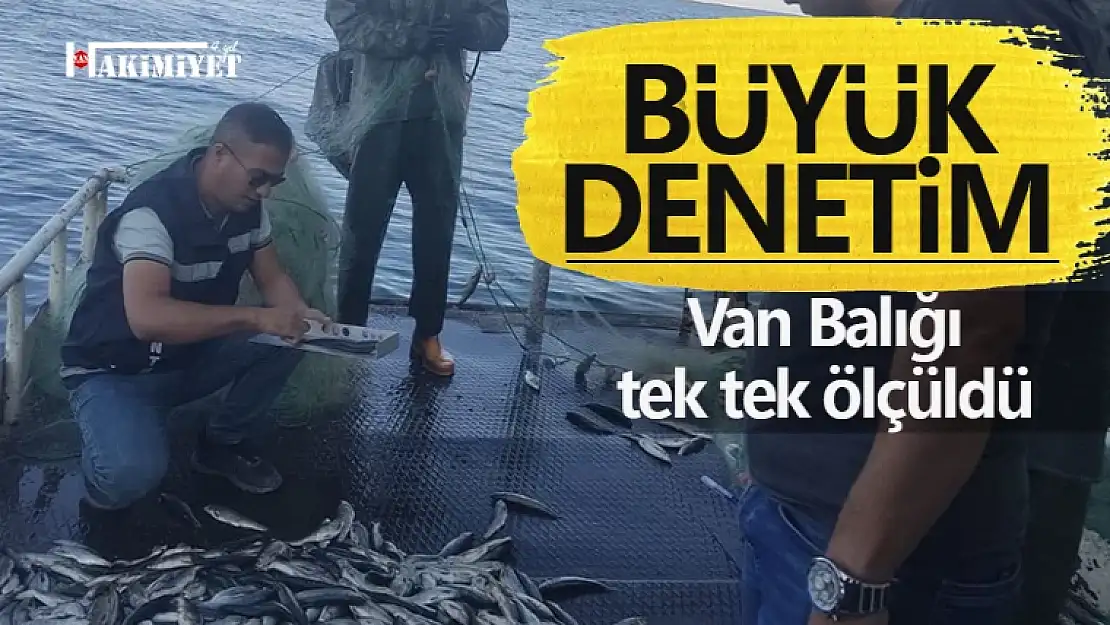 Van'da balıkçılara sıkı denetim!