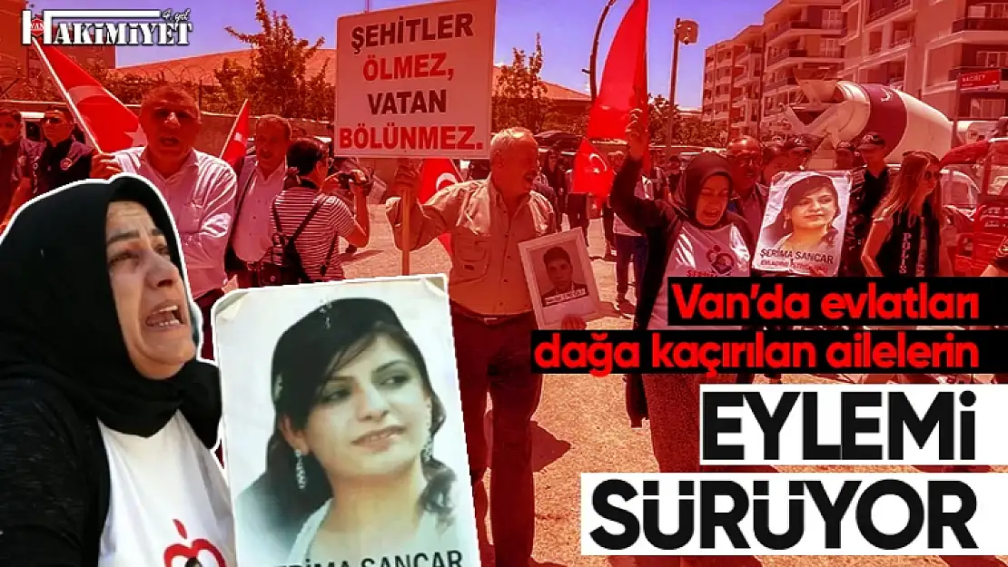 Van'da evlatları dağa kaçırılan ailelerin eylemi devam ediyor