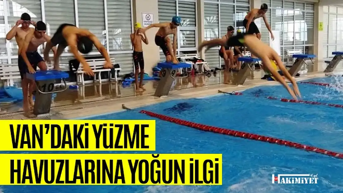 Van'da Olimpik Yüzme Havuzuna yoğun ilgi