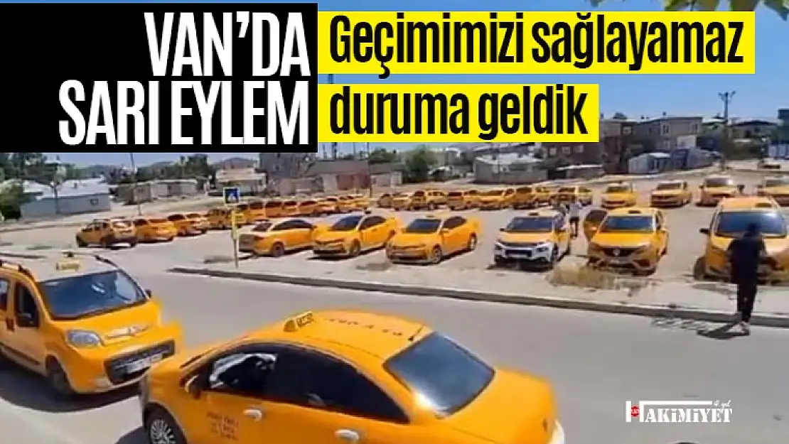 Van'da taksiciler kontak kapattı!