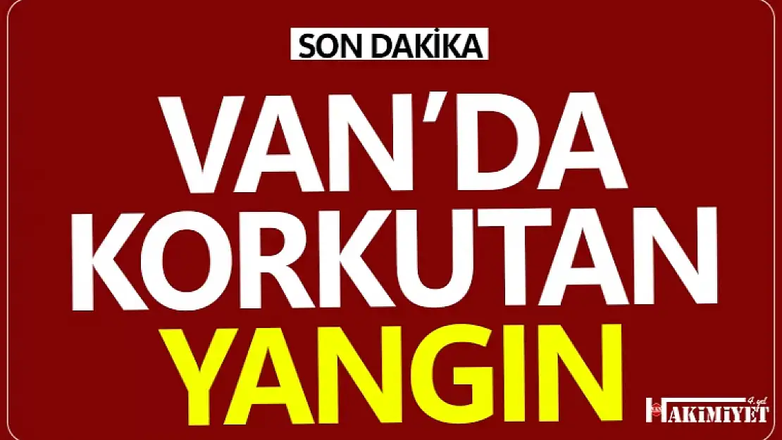 Van'da Yabancı Uyruklu Ailenin Evinden Yangın Çıktı