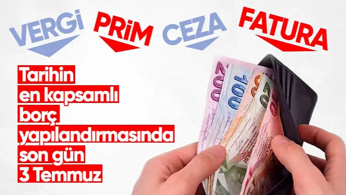 Yapılandırmada sona doğru! 265,4 milyar liralık kamu borcunu yapılandırdı