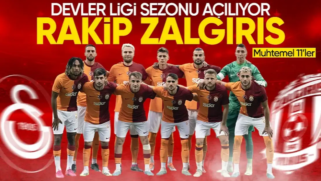 Zalgiris Vilnius - Galatasaray maçı saat kaçta? İlk 11'ler belli oldu