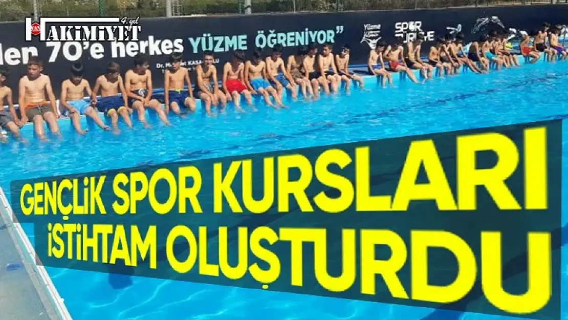 Gençlik Ve Spor Kursları İstihdama Katkı Sunuyor