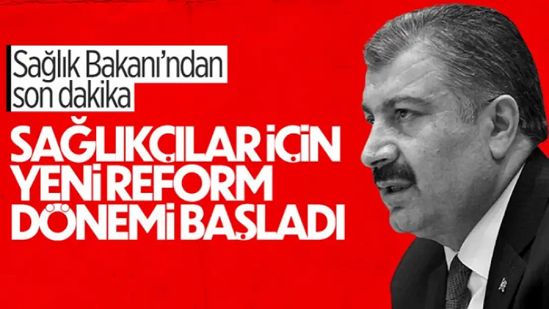 İkinci Beyaz Reform döneminde neler var? Bakan Koca açıkladı