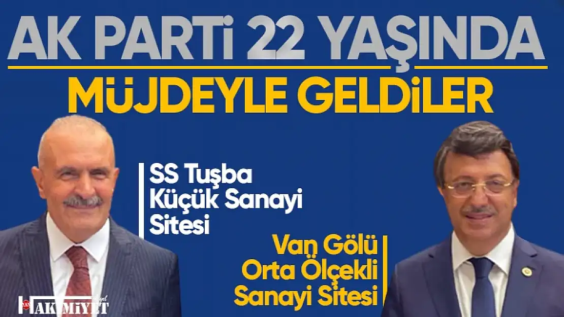 Kayatürk ve Türkmenoğlu'ndan Van'a 22. yıl hediyesi