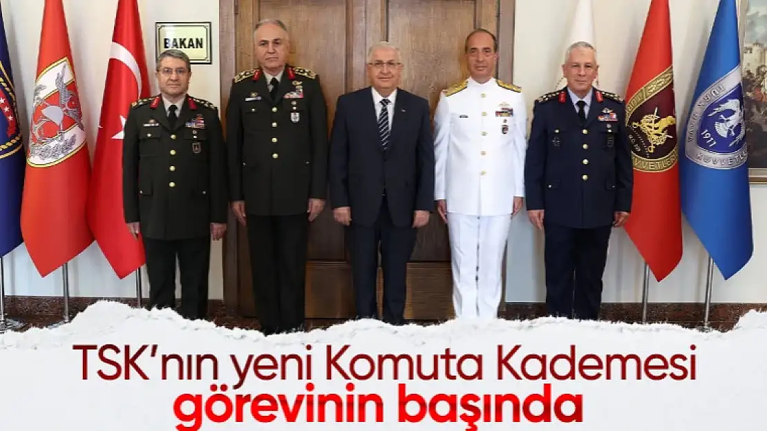 Komuta kademesi, Milli Savunma Bakanı Yaşar Güler'i ziyaret etti