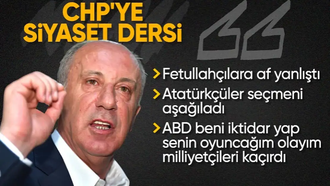 Muharrem İnce seçimden sonra ilk kez konuştu: Muhalefetin kaybetme nedenlerini sıraladı