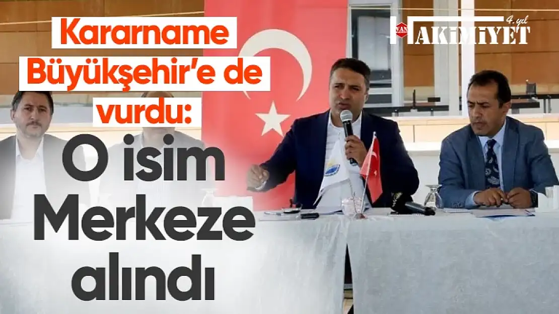 Van Büyükşehir Genel Sekreteri Mehmet Fatih Çelikel görevden alındı