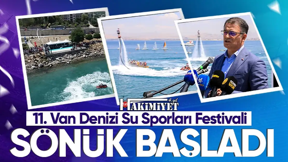 Van Denizi Su Sporları Şenliği sönük başladı