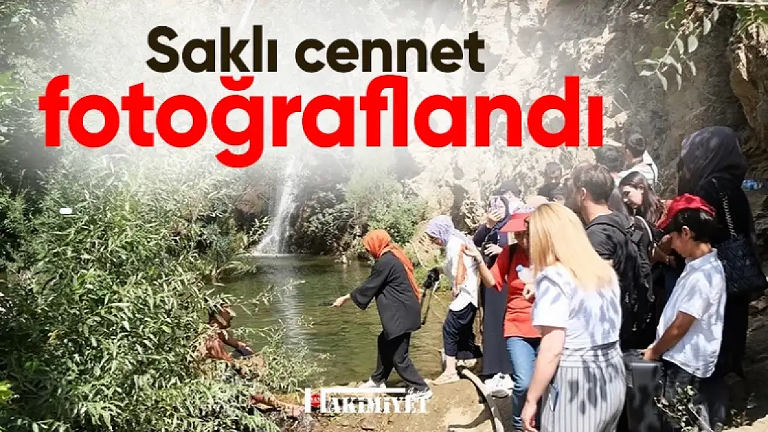 Van'da Fotoğrafçılık Kursu Kursiyerleri Saklı Şelale'yi Görüntüledi