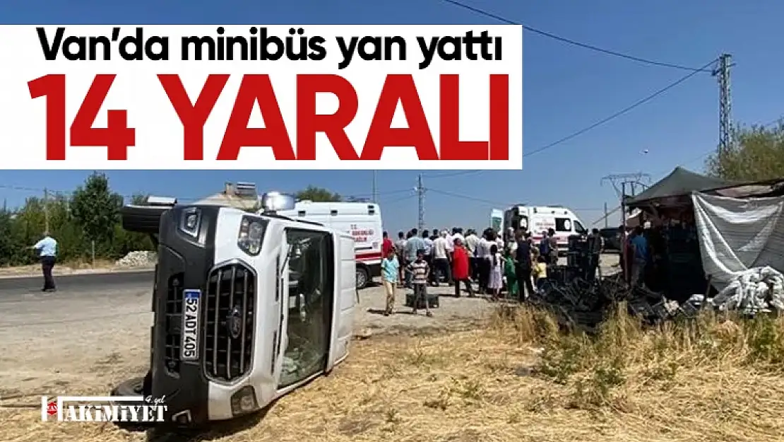 Van'da trafik kazası: Çok sayıda yaralı var