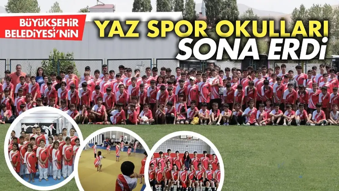 BİN 310 ÇOCUĞUN KATILDIĞI YAZ SPOR OKULLARI TAMAMLANDI