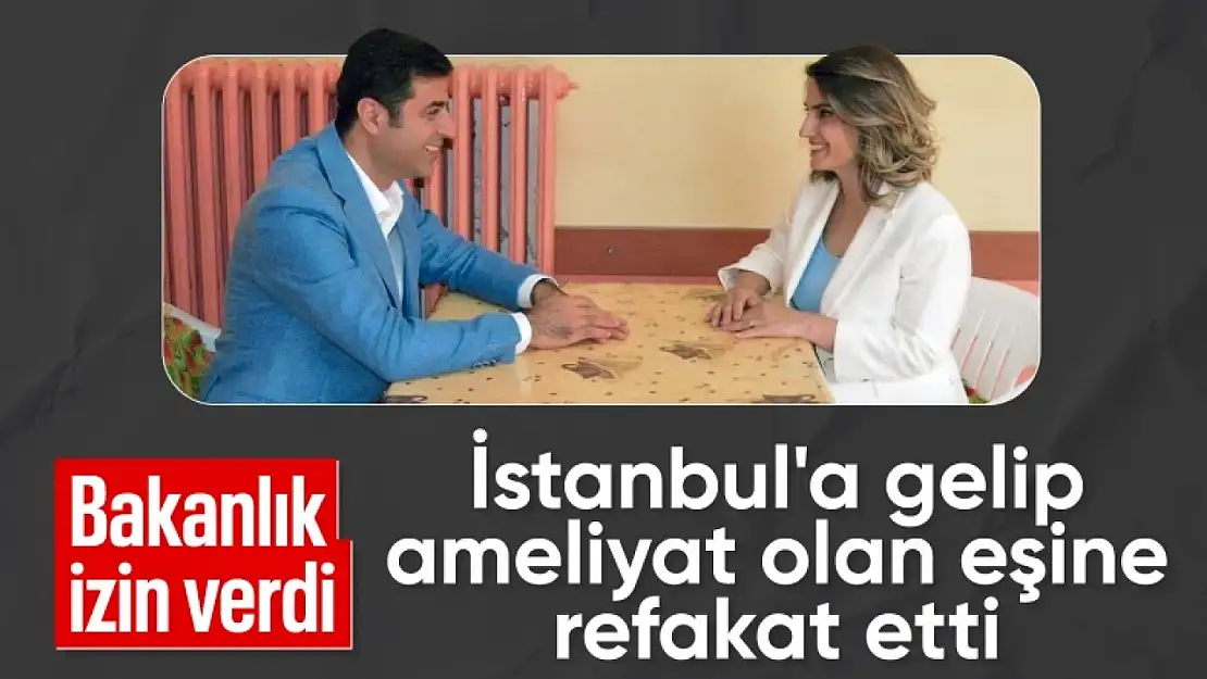 Adalet Bakanlığı'ndan Selahattin Demirtaş'a özel izin!