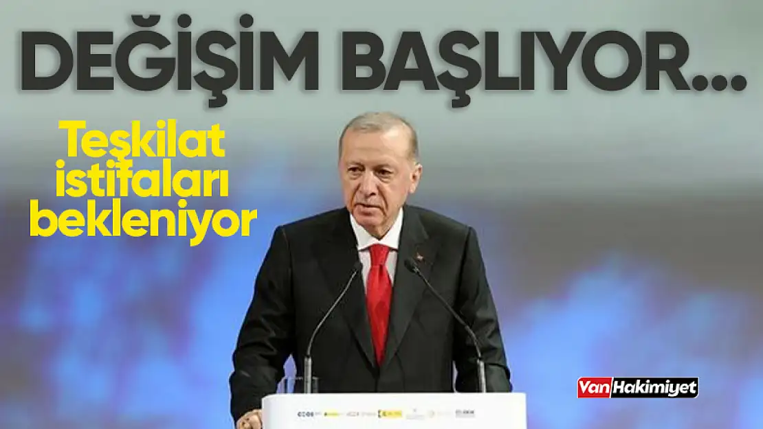 AK Parti'de değişim sinyali...İstifalar bekleniyor!