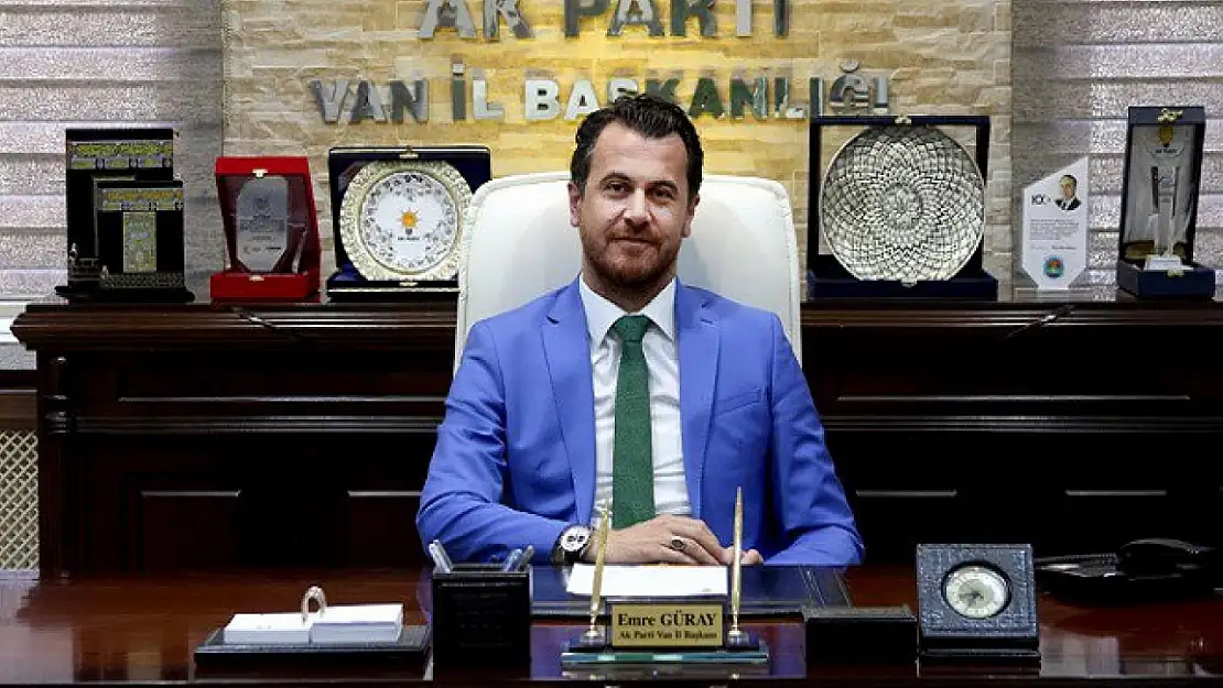 AK Parti Van İl Başkanı Emre Güray'dan duygusal veda!