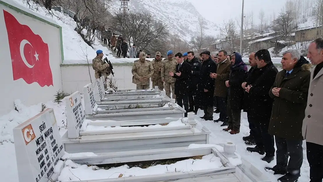 Çığ felaketinde hayatını kaybedenler için mevlit okutuldu